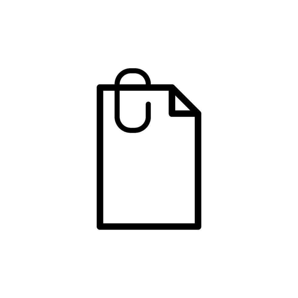 paper clip A1 vector