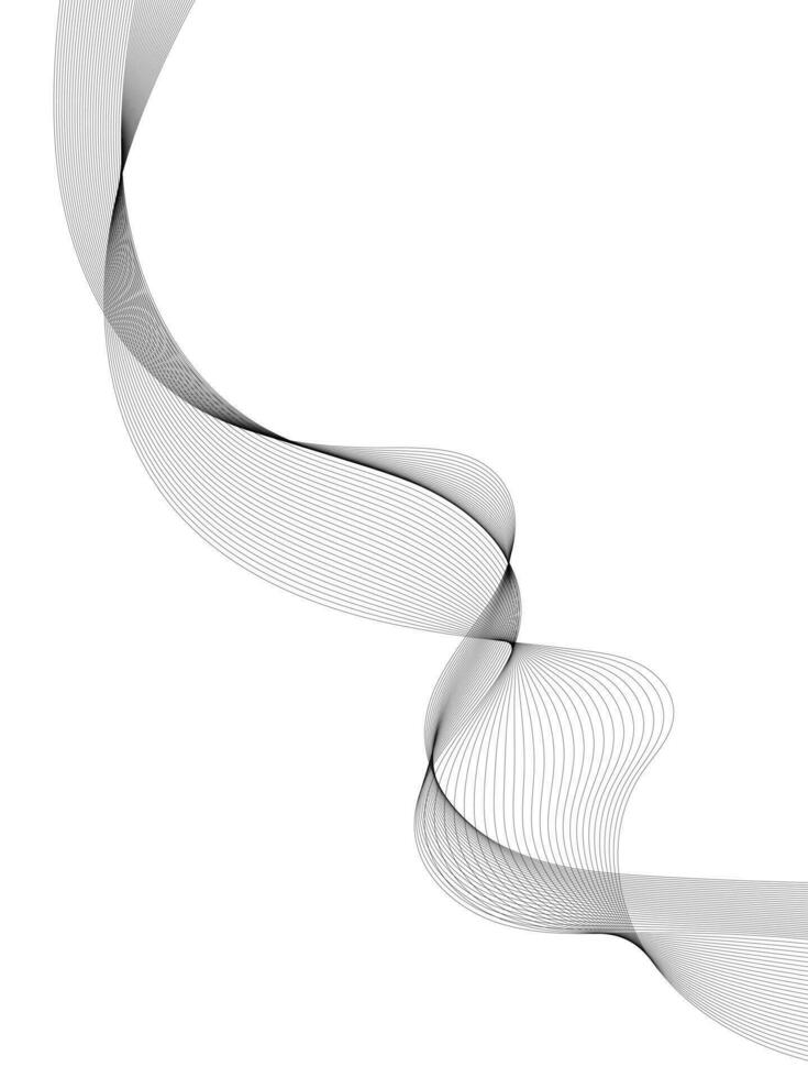 Abstract vector vertical wave background. Wavy lines vector illustration. Waves background.
