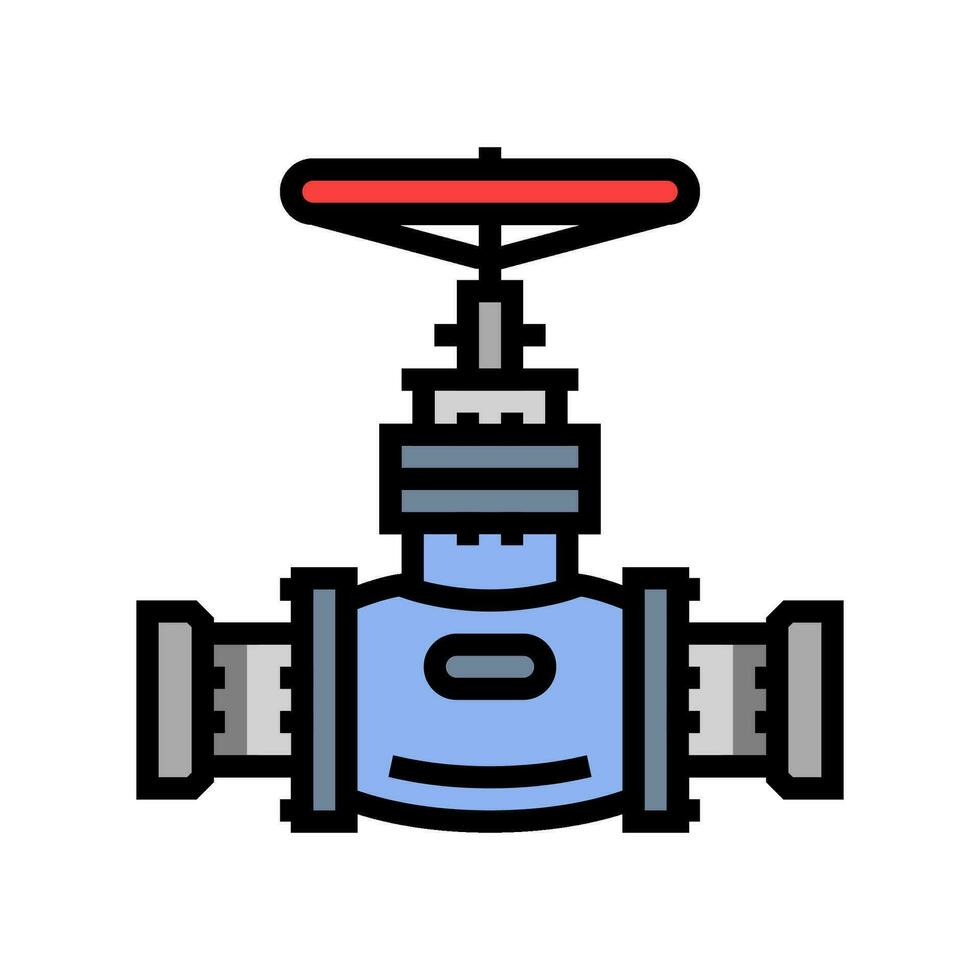 construction pipeline color icon vector illustration
