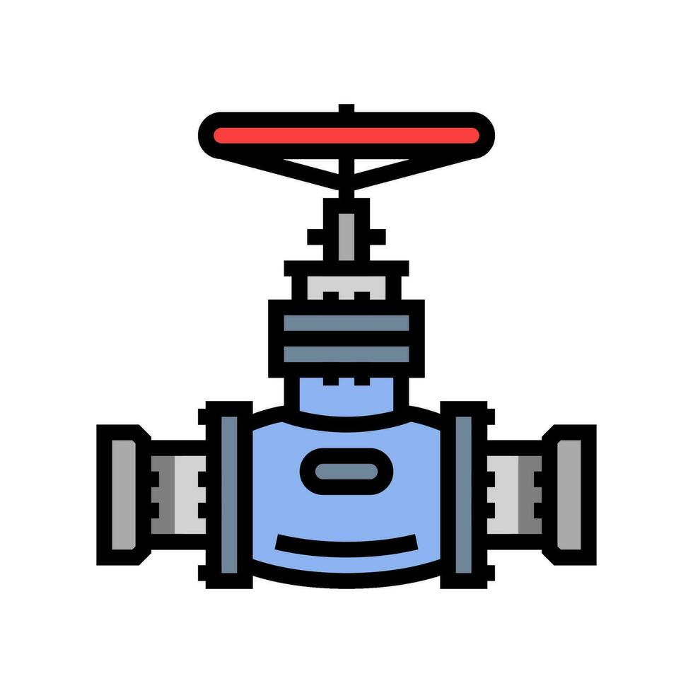 construction pipeline color icon vector illustration