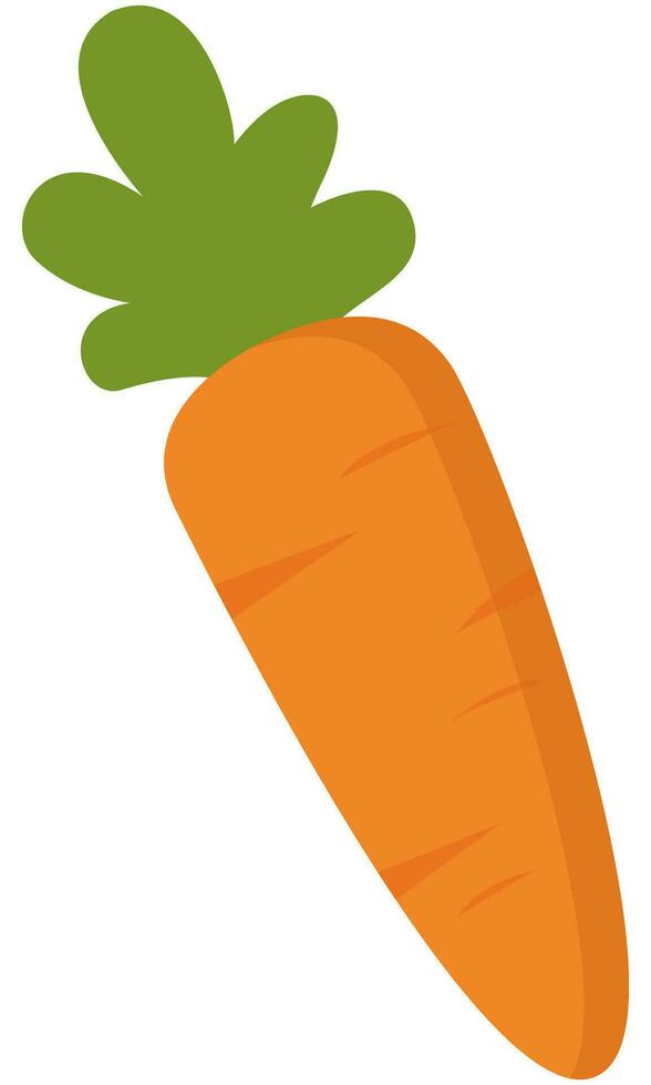 Zanahoria icono diseño en un blanco antecedentes. vector