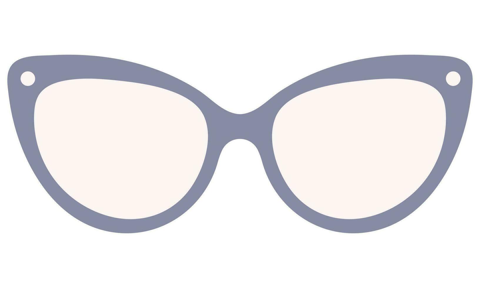 azul Gafas de sol en blanco antecedentes. vector