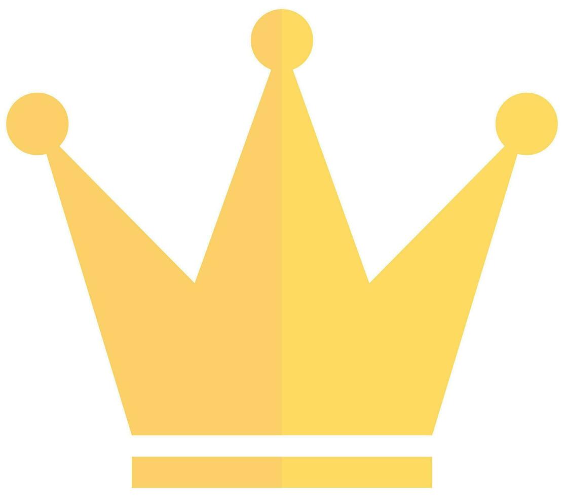 corona icono vector aislado en blanco antecedentes.