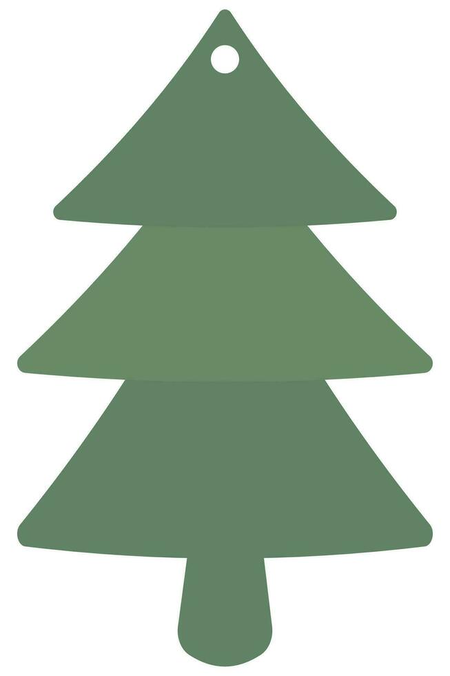 Navidad arboles icono aislado en blanco antecedentes. vector