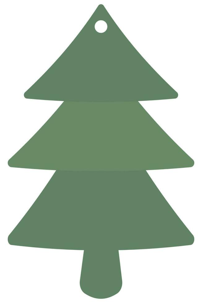 Christmas trees icon isolated on white background. vector