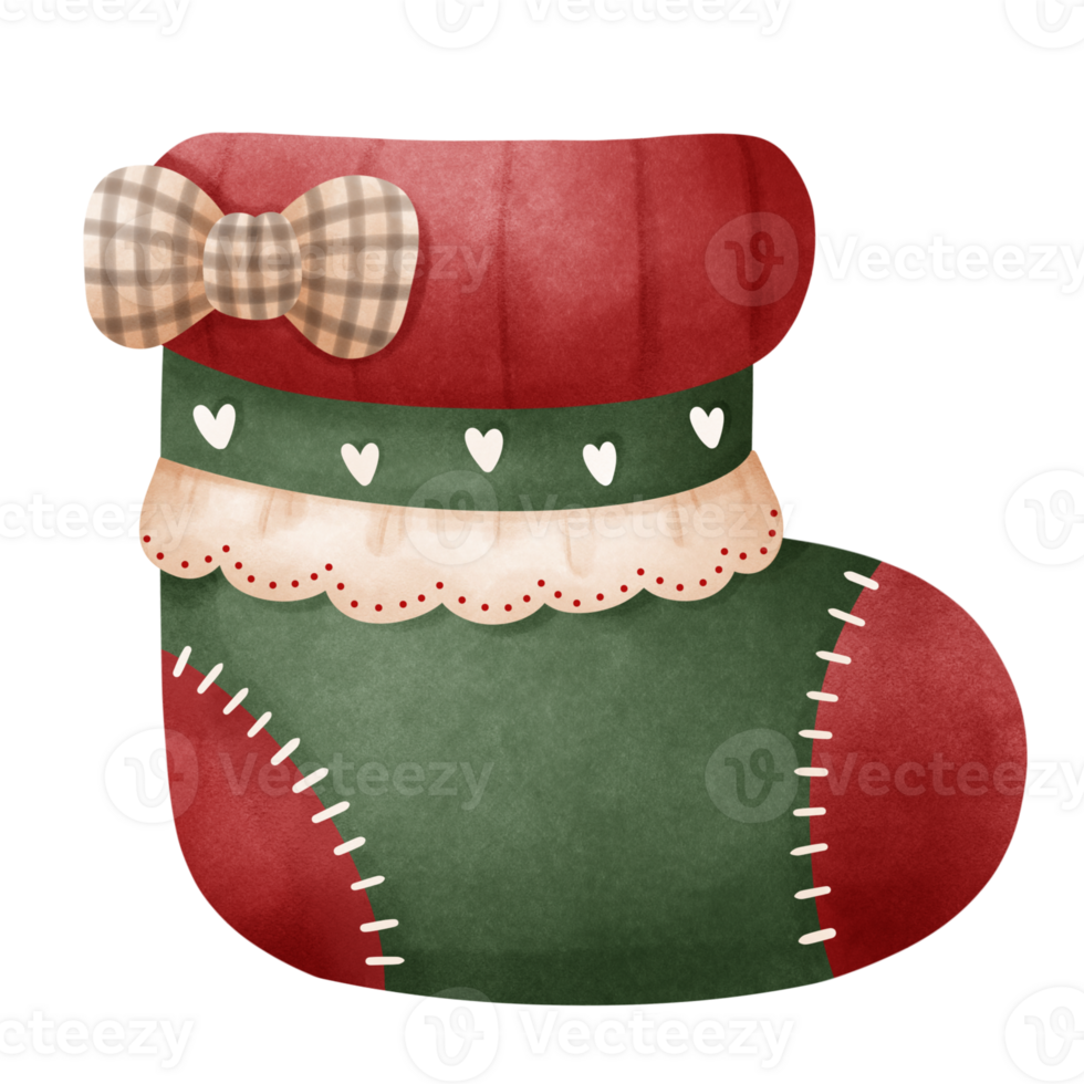 Sock for Christmas decoration png