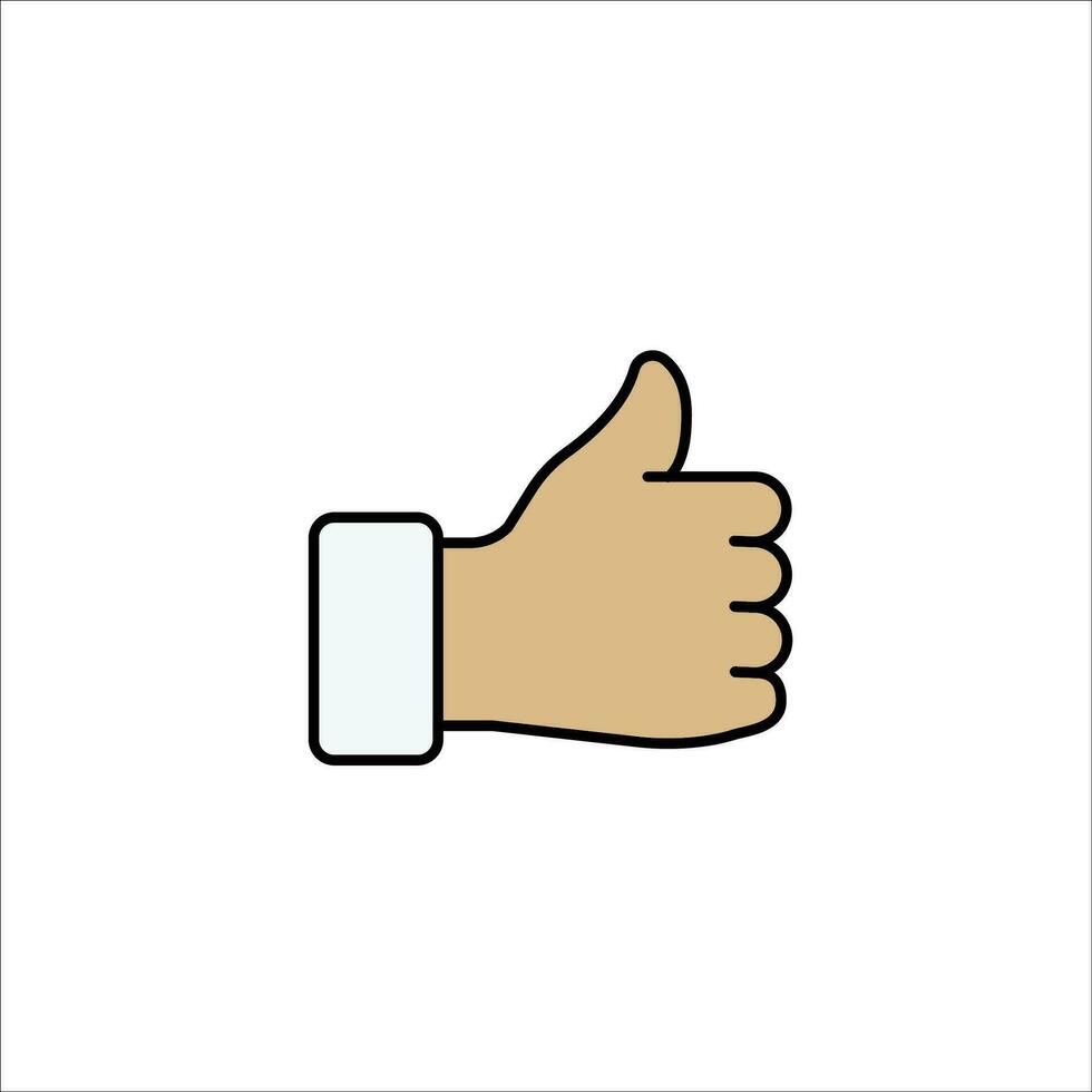 Finger icon stock vector illustration