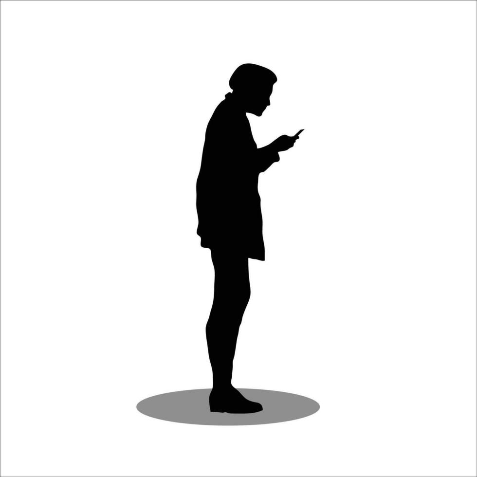 hombre utilizando teléfono valores vector ilustración