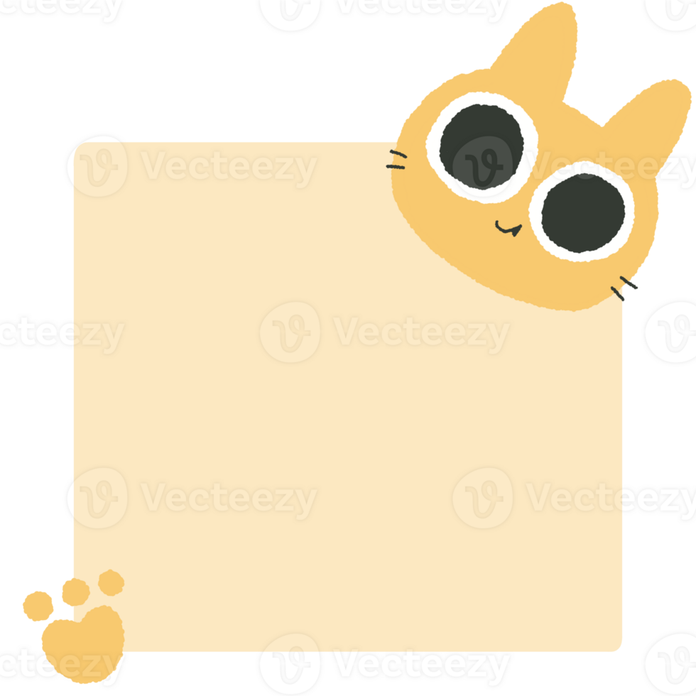 süß kawaii klebrig Hinweis Katze. wöchentlich planen zu tun aufführen prüfen Liste. Memo Pads Schreibwaren Notizblock zum Aufgabe Planung und Studie png