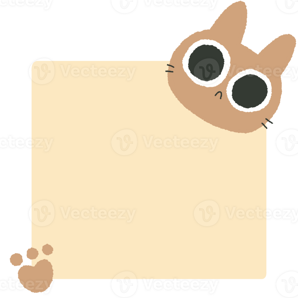 cute Kawaii Sticky Note  cat. Weekly Plan To Do List Check List. Memo Pads Stationery Notepad for task planning and study png