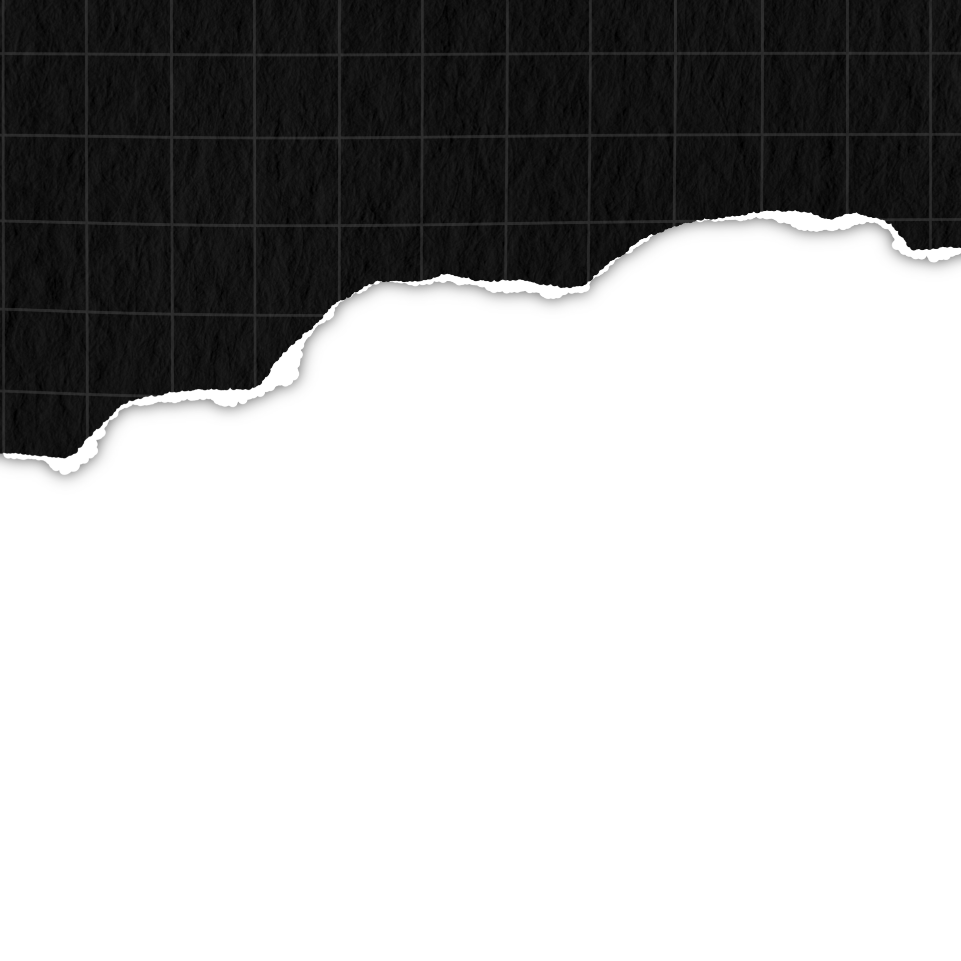 Grid black paper lines graph ripped message torn paper edge sheet strip