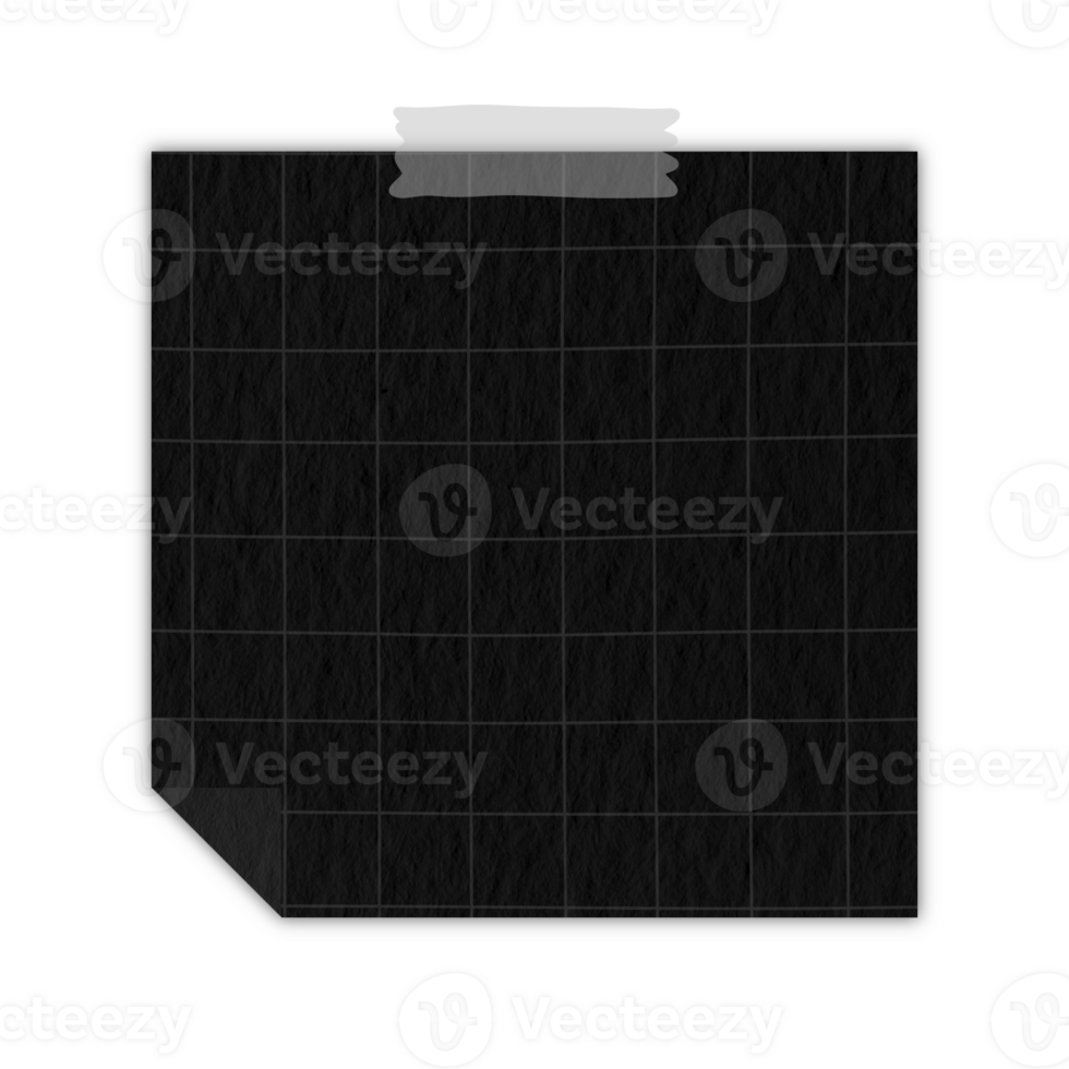 grid black paper lines Graph ripped message torn paper edge sheet strip page header decoration collage for message note page or banner cardboard blank memo png