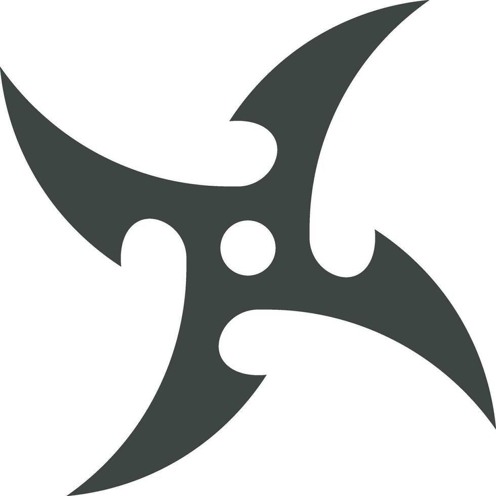 Shuriken icon vector image. Suitable for mobile apps, web apps and print media.