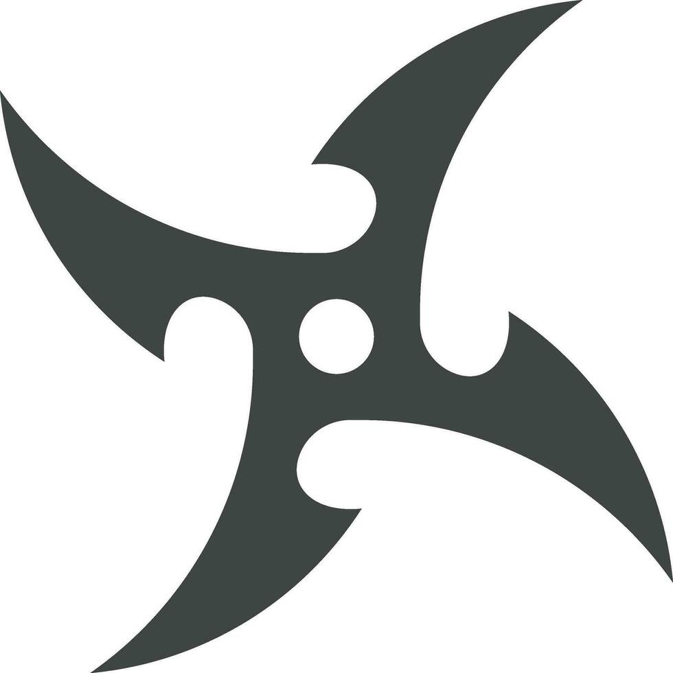 shuriken icono vector imagen. adecuado para móvil aplicaciones, web aplicaciones y impresión medios de comunicación.