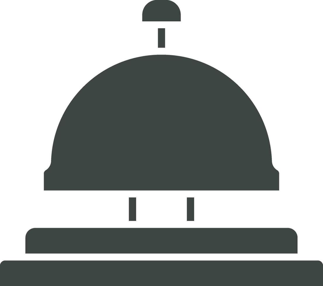 Bellhop Bell icon vector image. Suitable for mobile apps, web apps and print media.