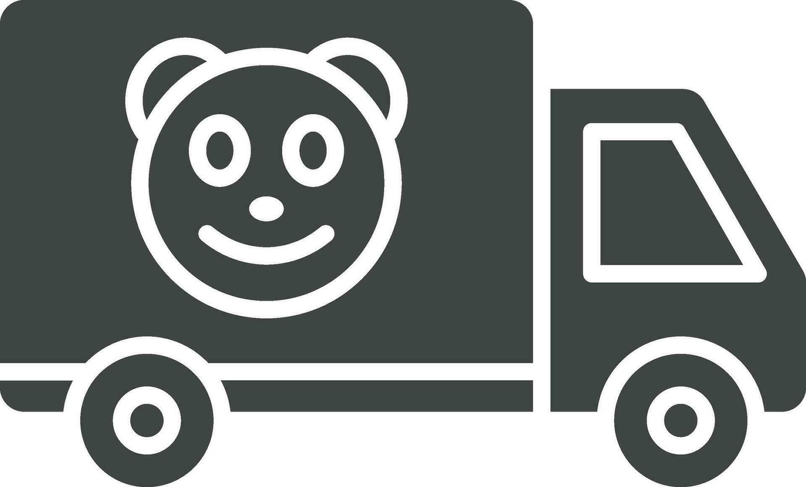 Circus Van icon vector image. Suitable for mobile apps, web apps and print media.