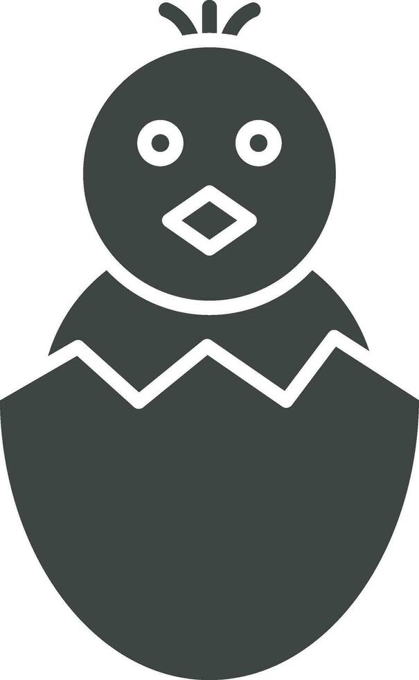 Hatching Chick icon vector image. Suitable for mobile apps, web apps and print media.