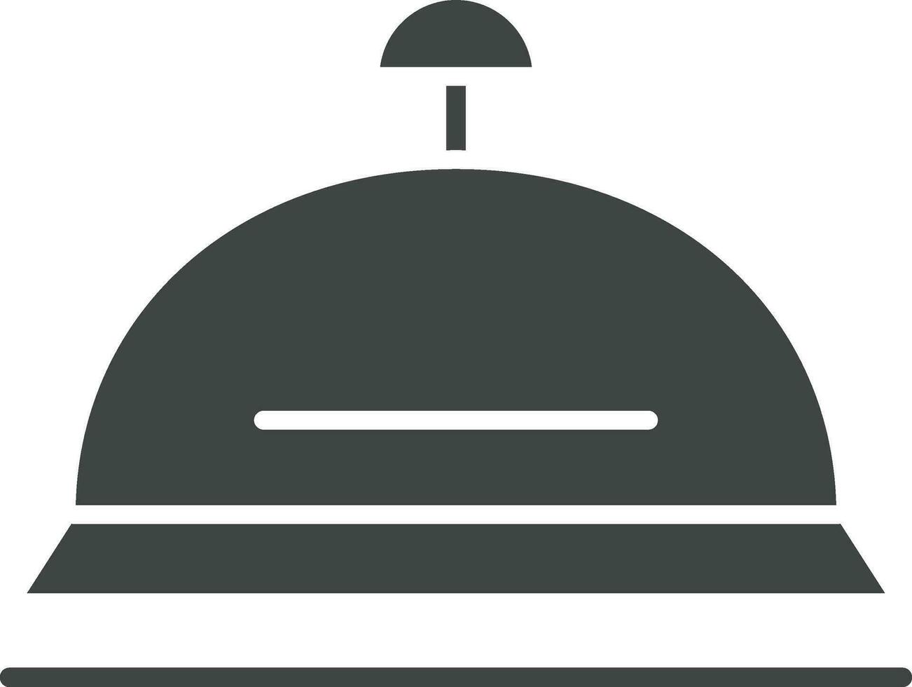 Desk Bell icon vector image. Suitable for mobile apps, web apps and print media.