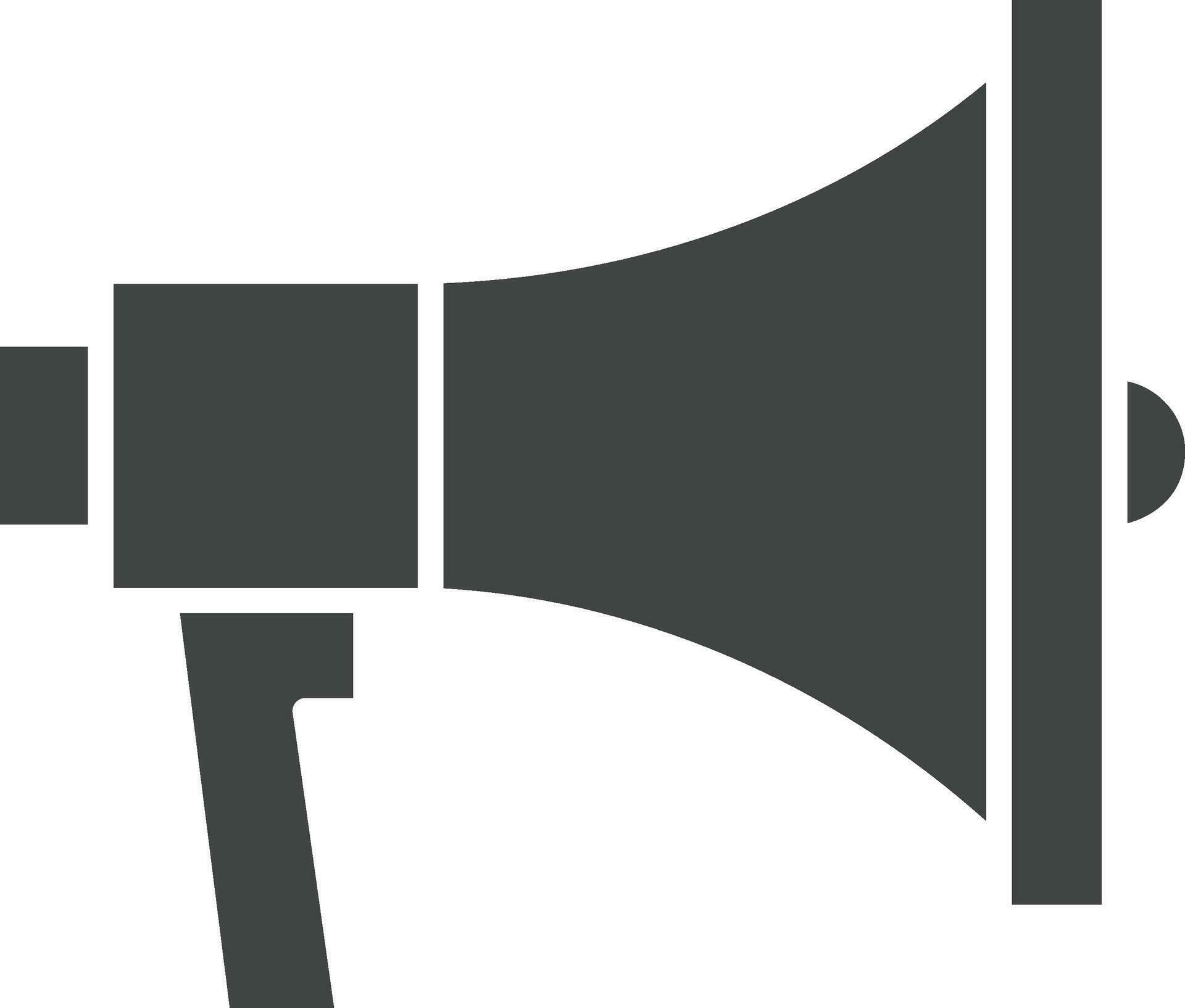 Megaphone icon vector image. Suitable for mobile apps, web apps and