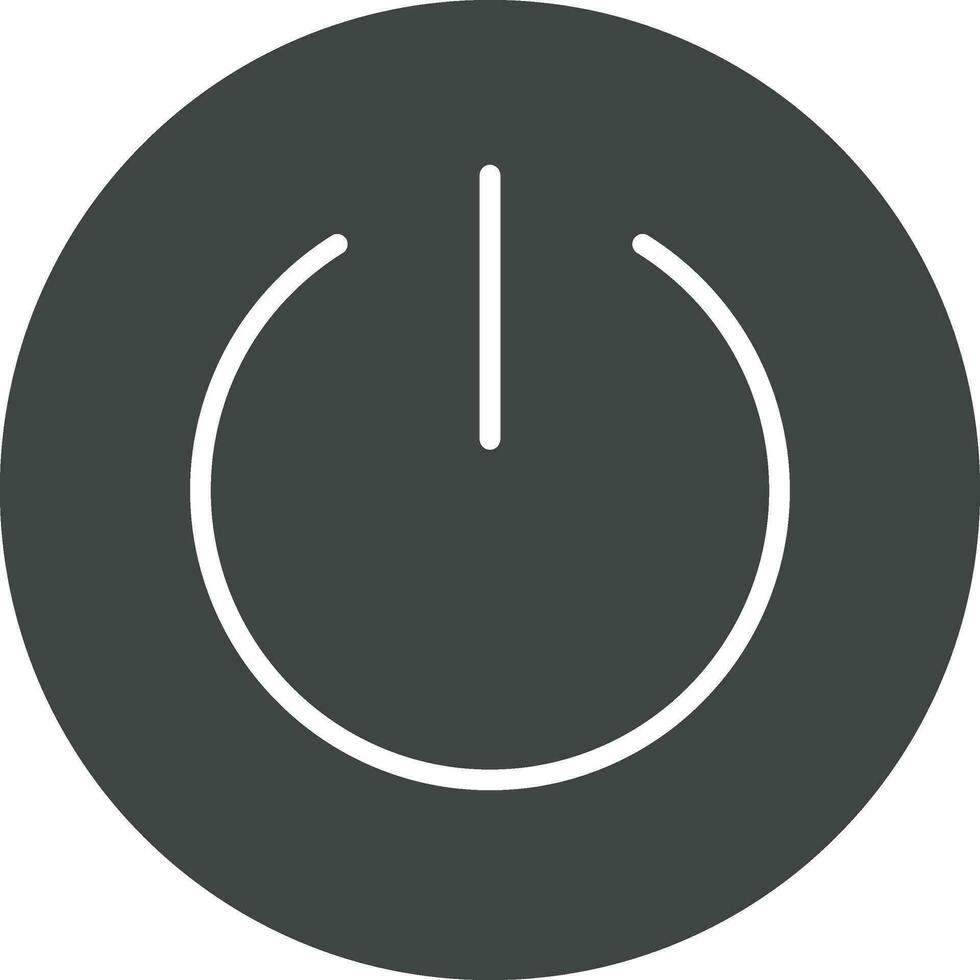 Power Button icon vector image. Suitable for mobile apps, web apps and print media.