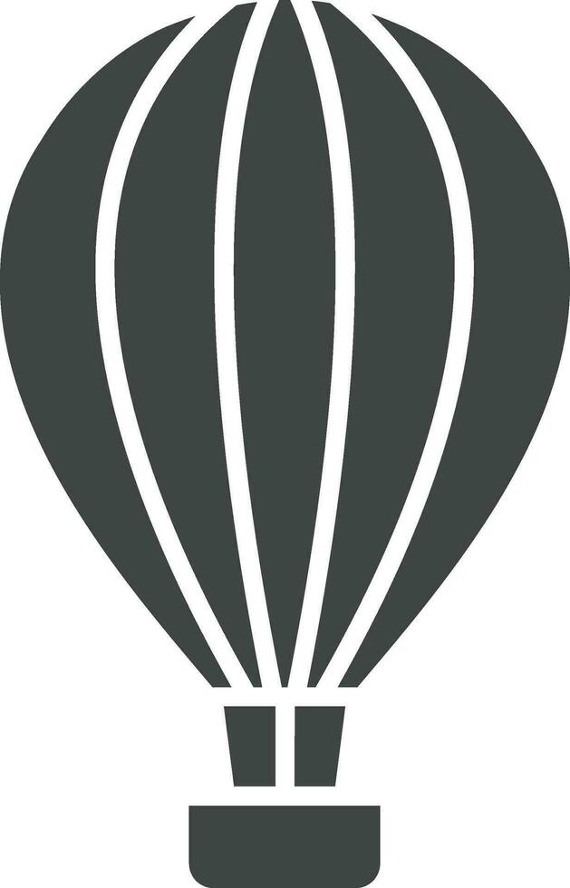 Hot Air Balloon icon vector image. Suitable for mobile apps, web apps and print media.