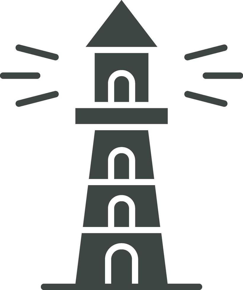 Lighthouse icon vector image. Suitable for mobile apps, web apps and print media.