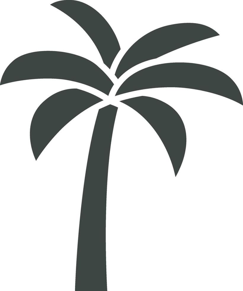 palma árbol icono vector imagen. adecuado para móvil aplicaciones, web aplicaciones y impresión medios de comunicación.