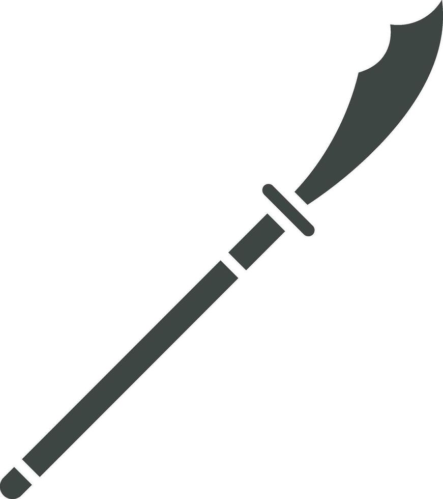 naginata icono vector imagen. adecuado para móvil aplicaciones, web aplicaciones y impresión medios de comunicación.