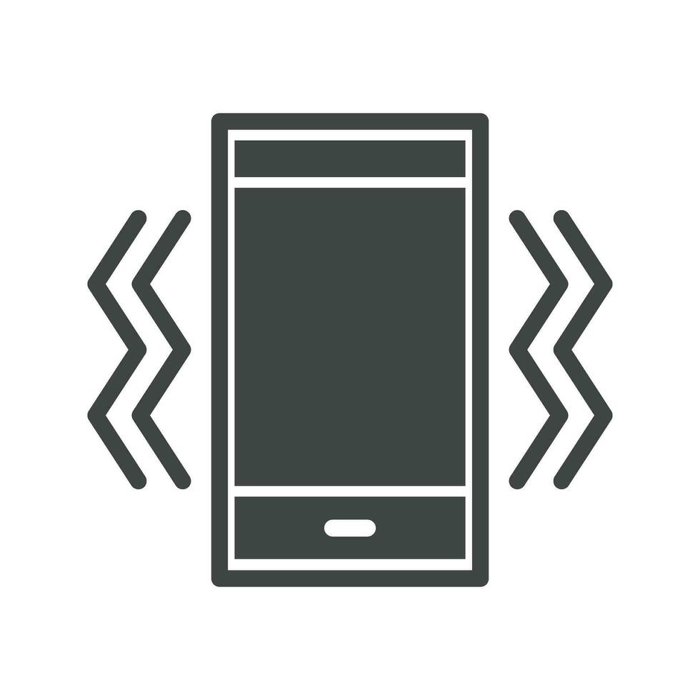 Vibration Mode icon vector image. Suitable for mobile apps, web apps and print media.