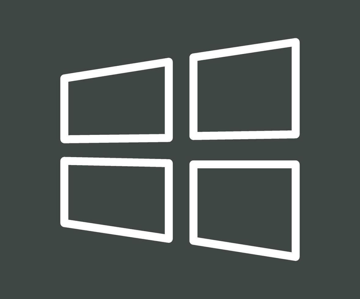 Windows icon vector image. Suitable for mobile apps, web apps and print media.