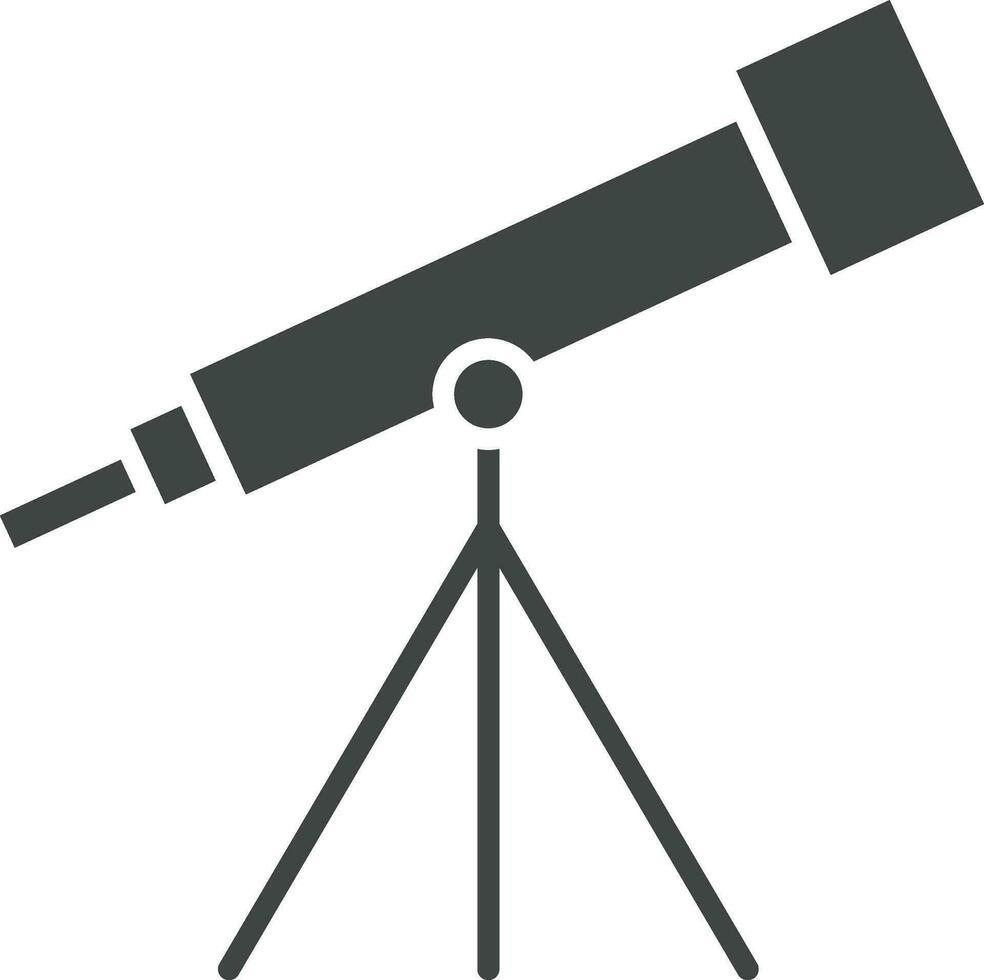 Telescope icon vector image. Suitable for mobile apps, web apps and print media.