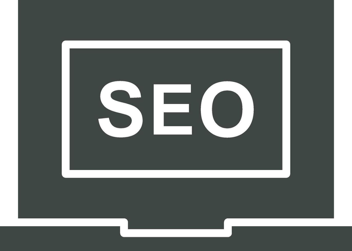 SEO icon vector image. Suitable for mobile apps, web apps and print media.