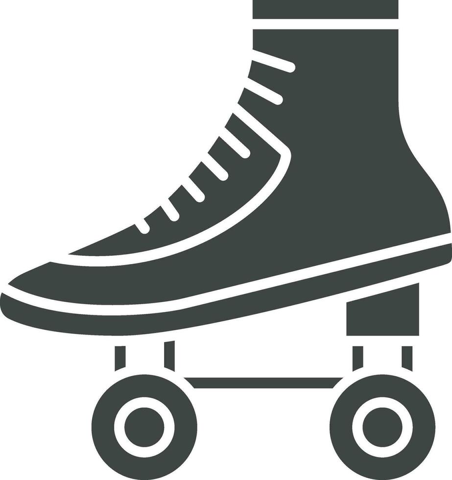 Skates icon vector image. Suitable for mobile apps, web apps and print media.