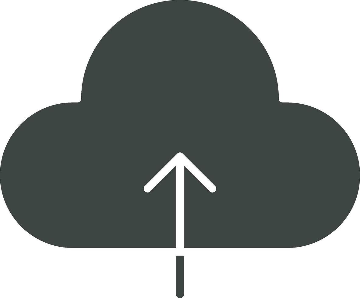 Upload to Cloud icon vector image. Suitable for mobile apps, web apps and print media.