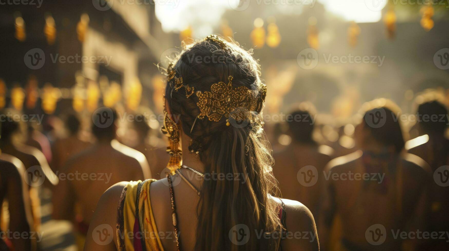 Festivals that Fuse Tradition with Contemporary Spirit. Generative AI photo