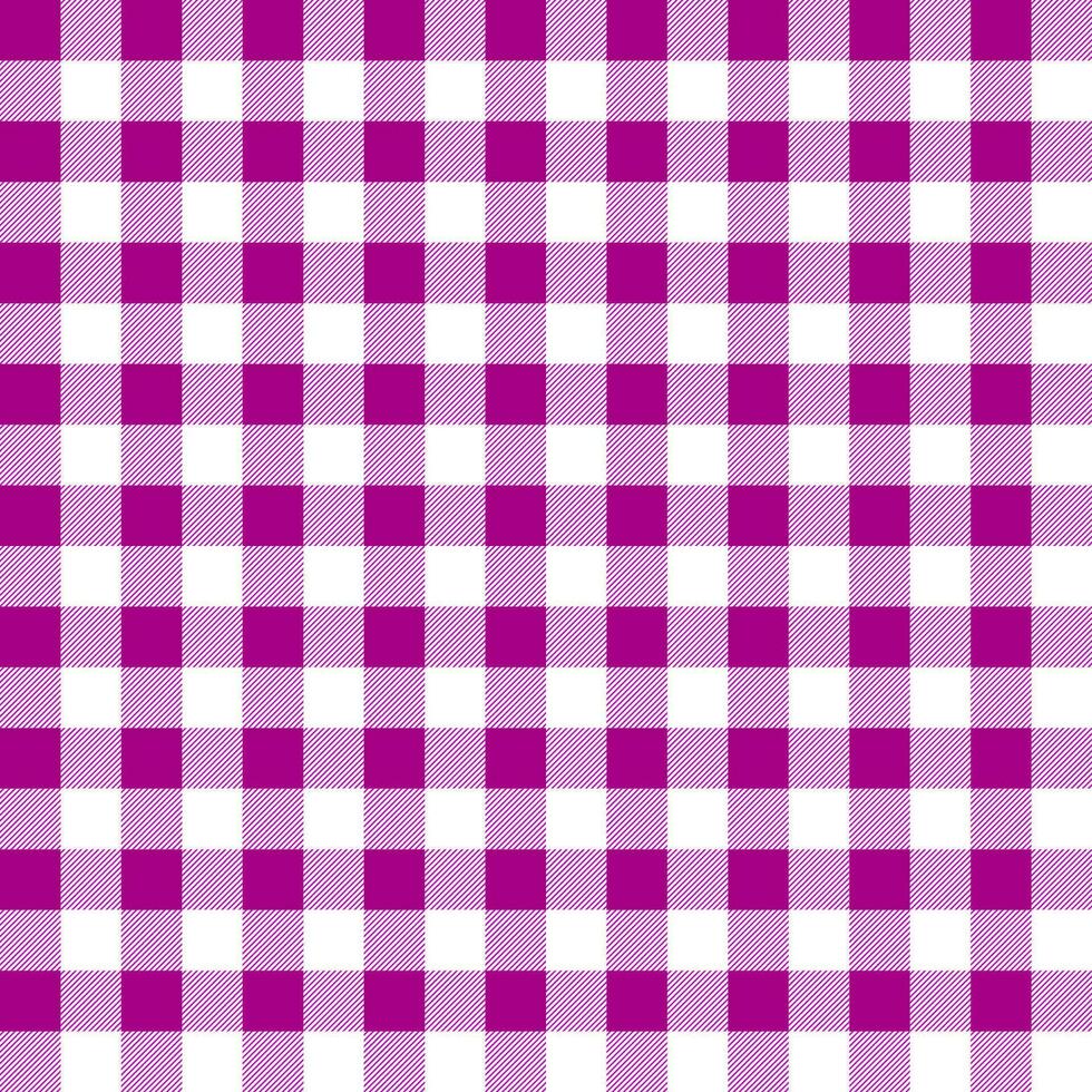 Gingham pattern template. Vector design.