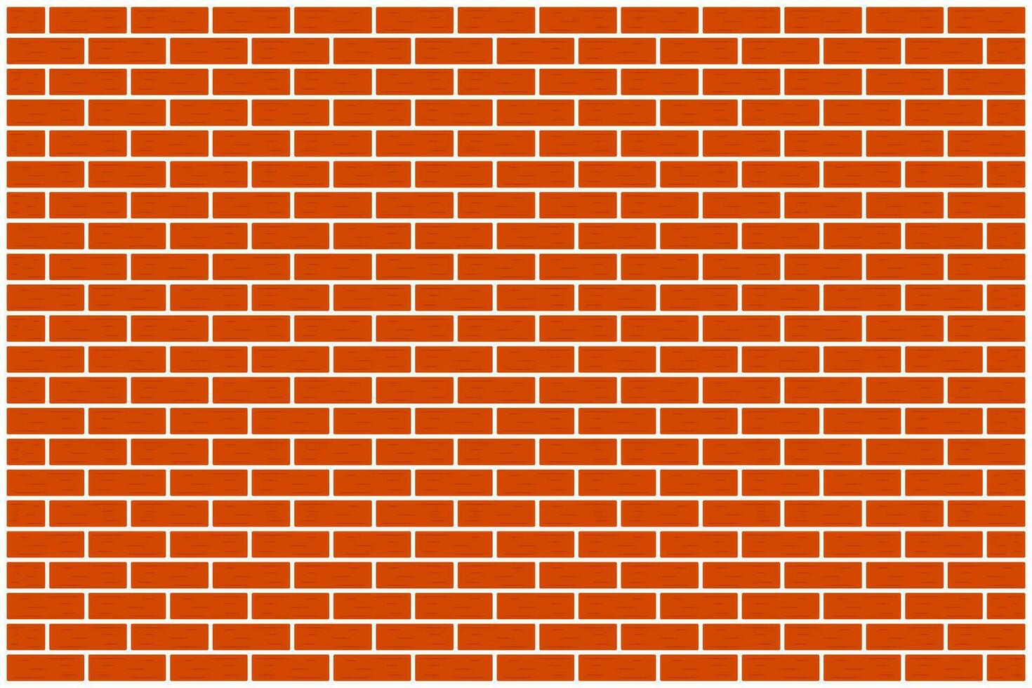 Brick wall pattern wallpaper template. Vector design.