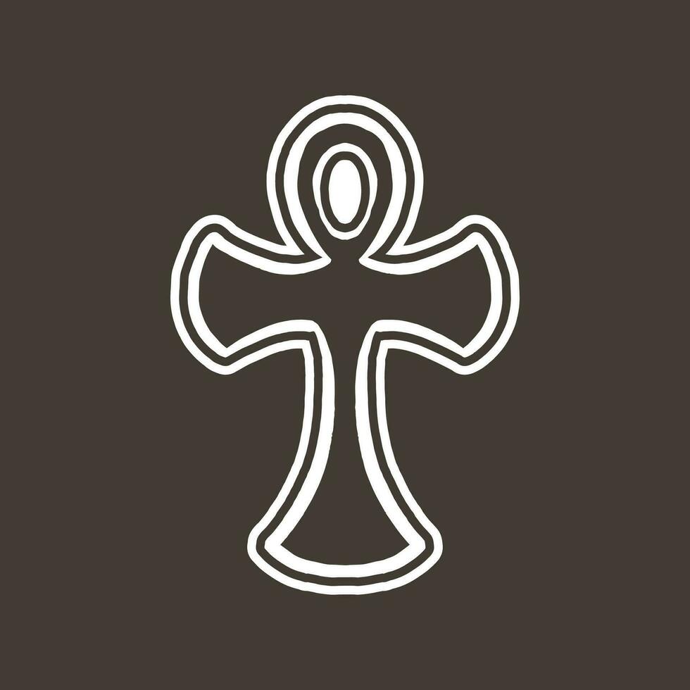 cute hand drawn ritual symbol illustration in a striking and cool style for logos, clothing businesses, and t-shirt prints or stickers, backgrounds, and clothing collection designs. vector