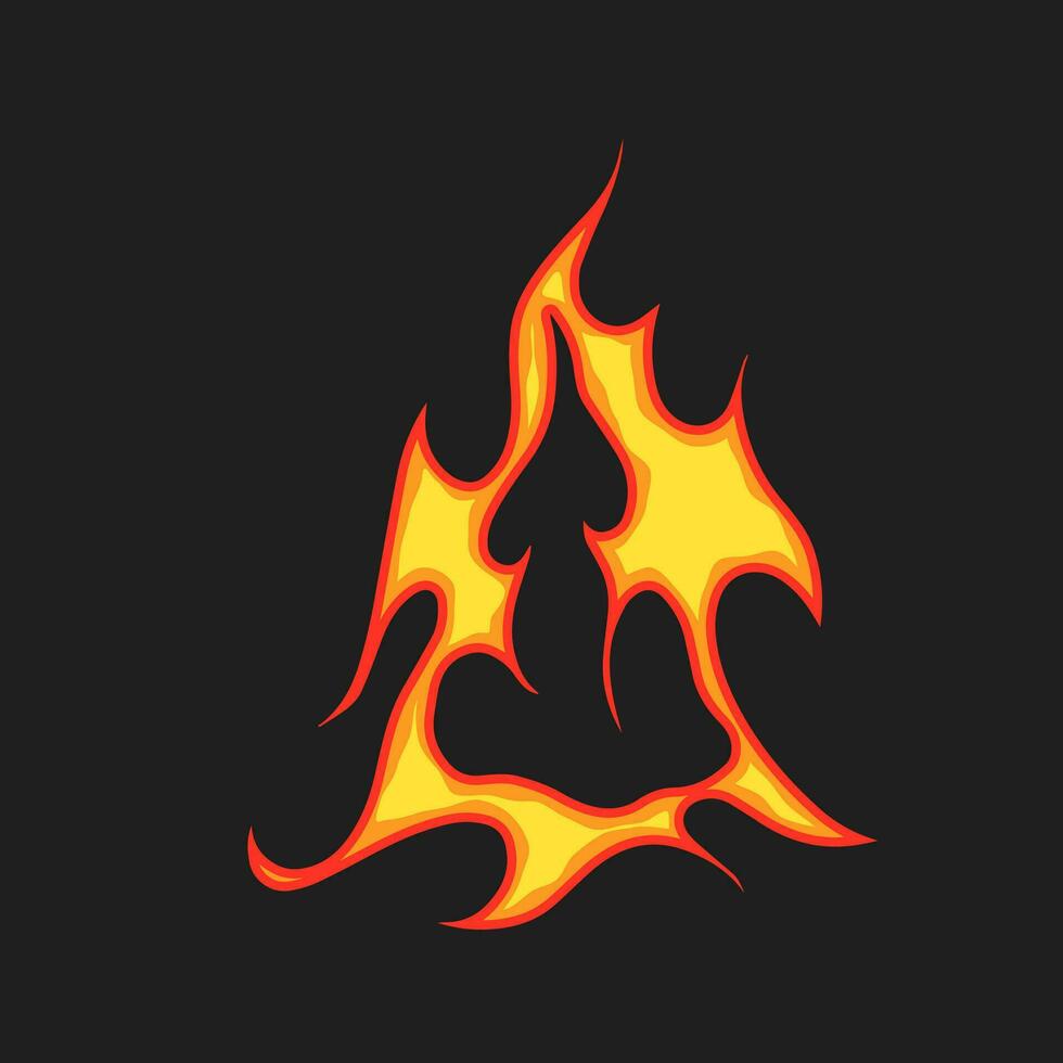 icono imágenes de todas tipos de fuego íconos en vector formato para tu camiseta, chaqueta, capucha y todas tu diseño necesidades