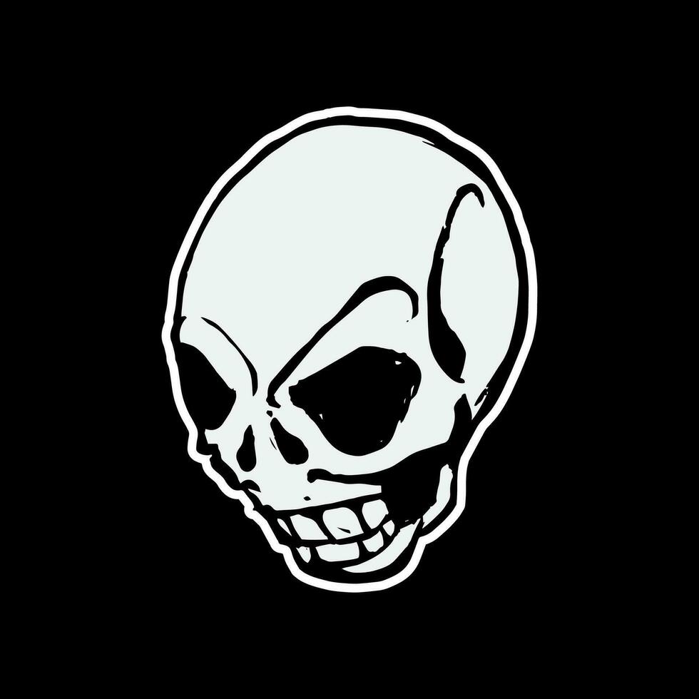 vector skull image for t-shirt, jacket, hoodie and all your design needs