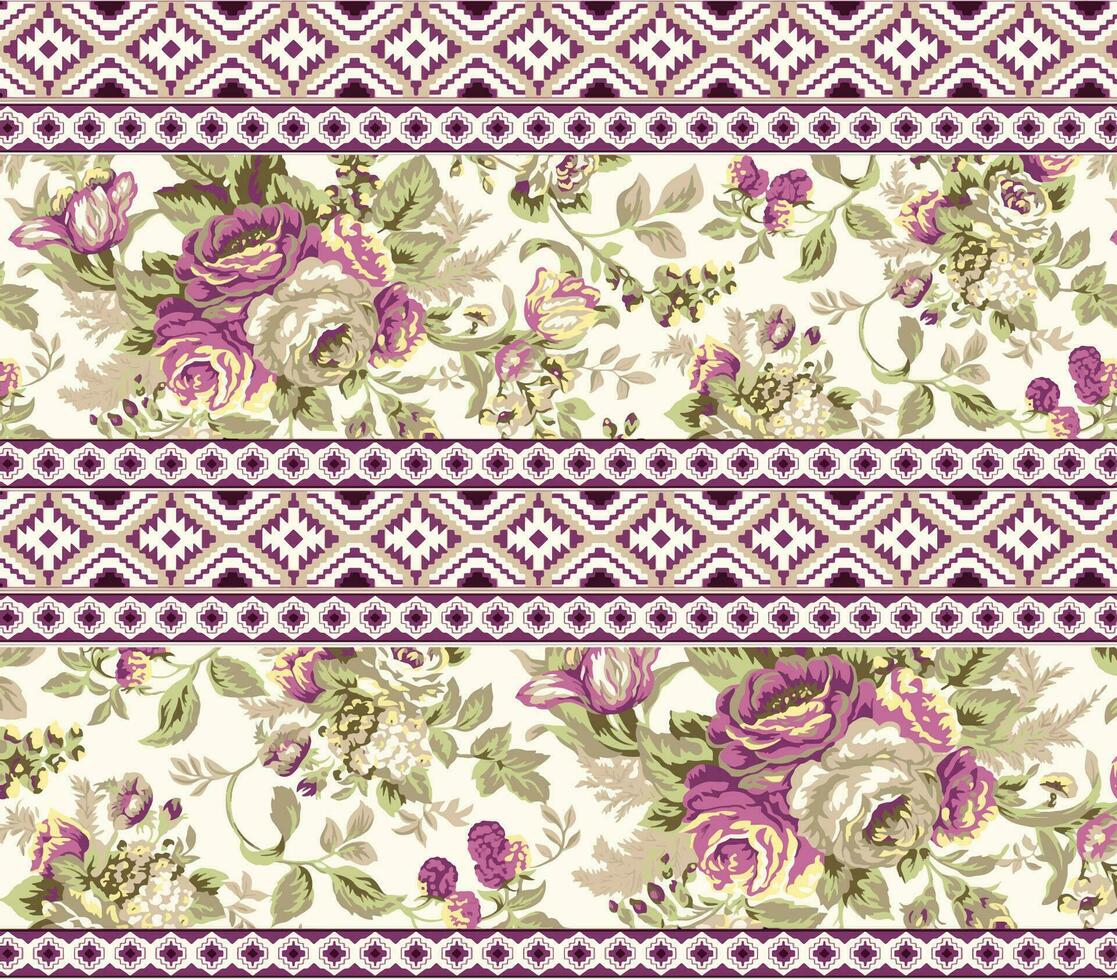 women suit floral textile design vector