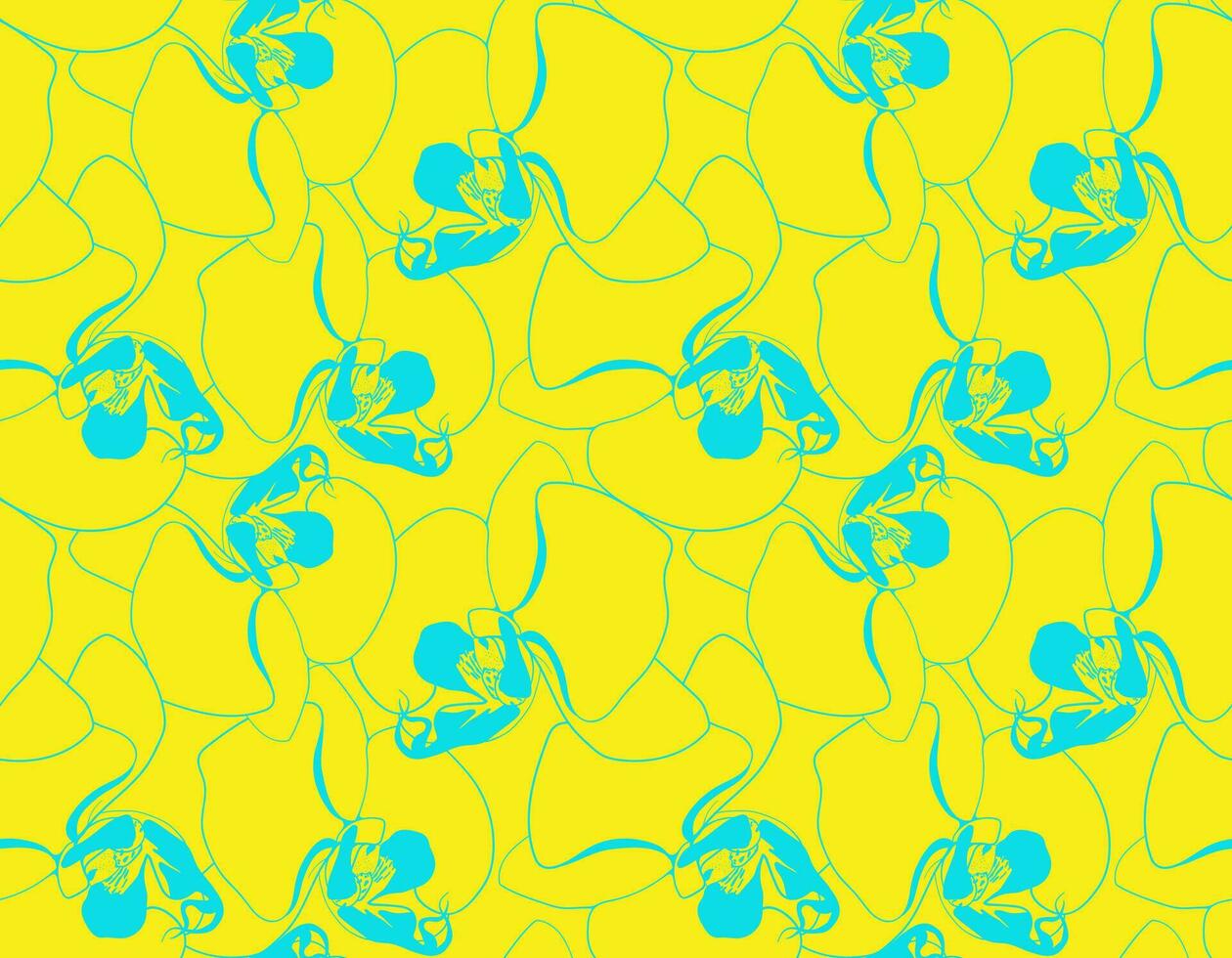 Floral pattern seamless background. Foliage and flower wallpaper design of nature. vector