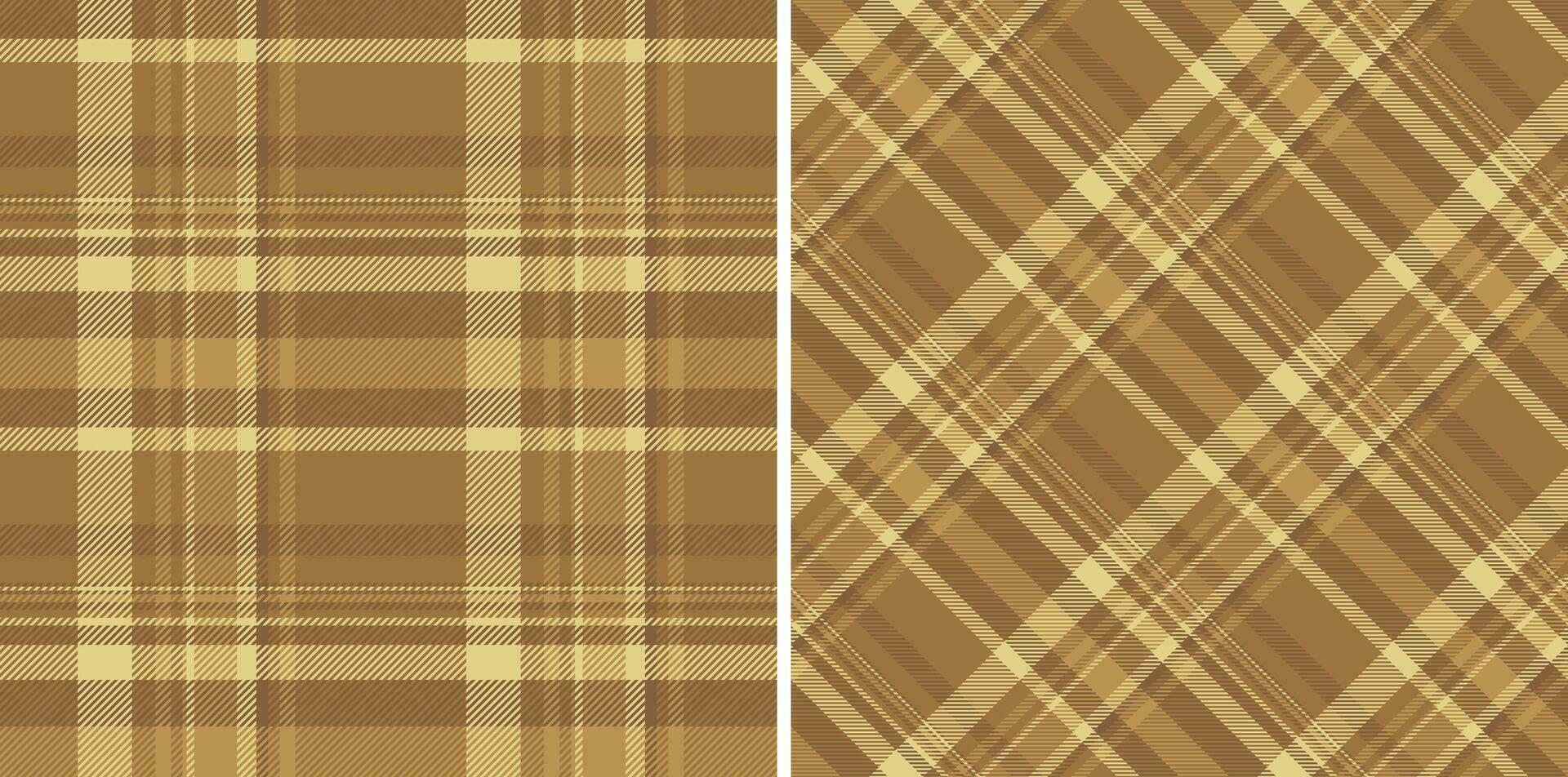 Check tartan texture of vector fabric pattern with a plaid textile seamless background.