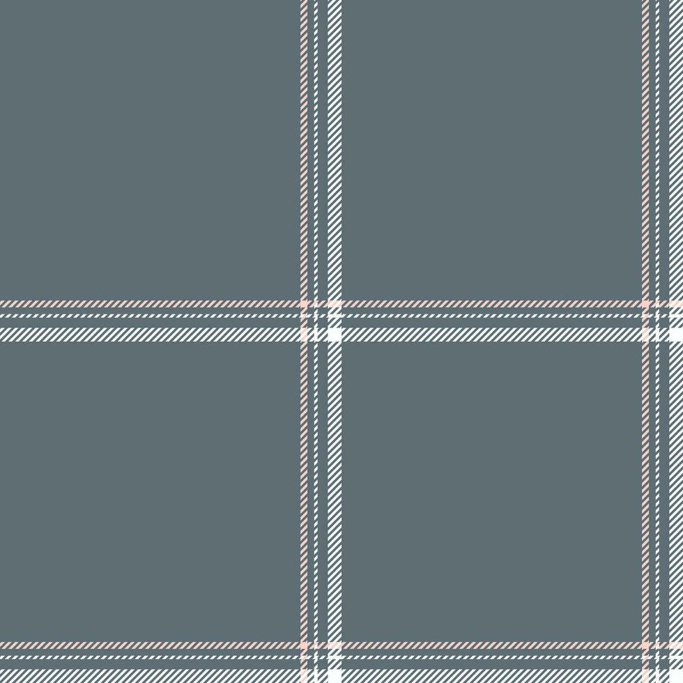 Plaid seamless pattern. Check fabric texture. Vector textile print.