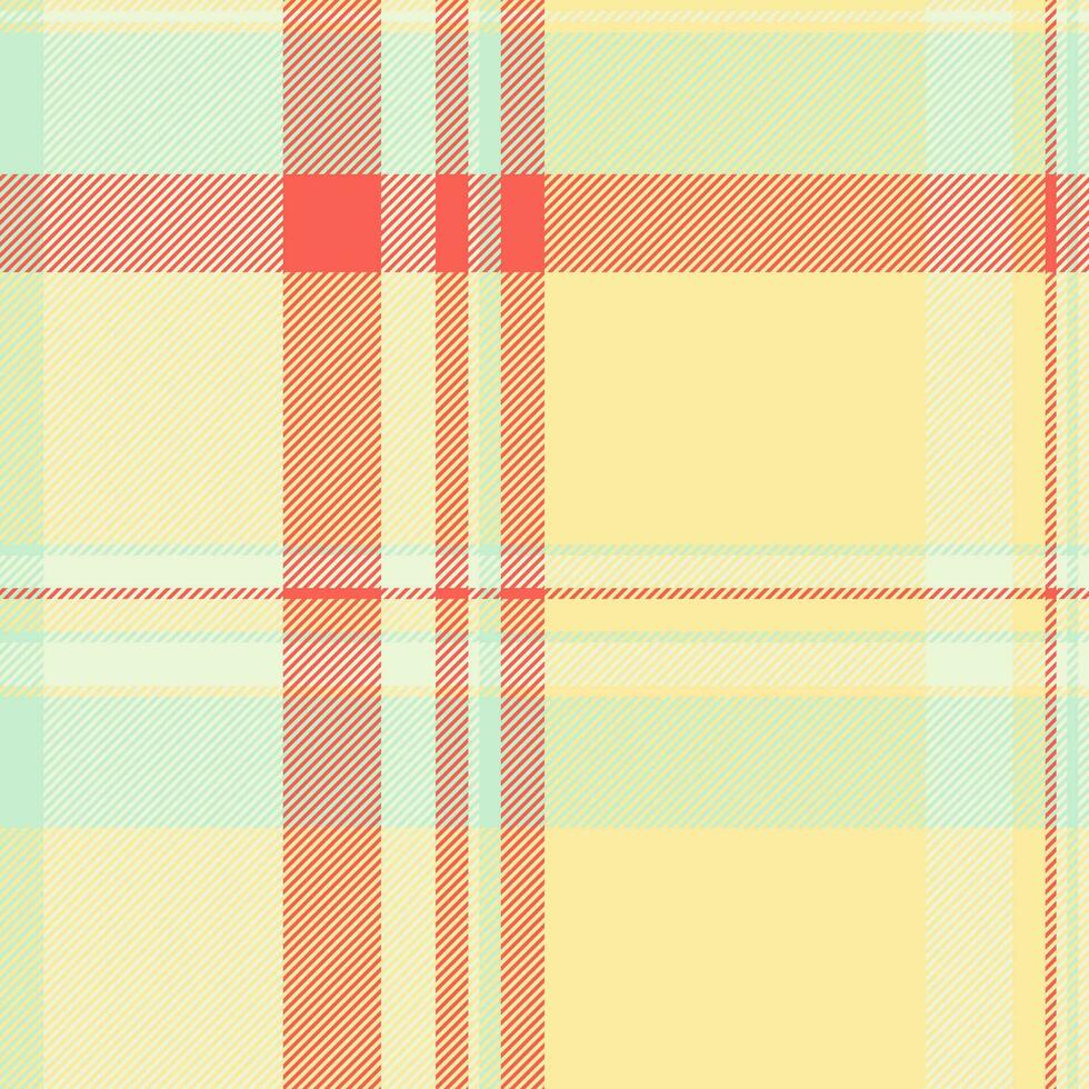Tartan plaid check of texture vector background with a seamless pattern textile fabric.