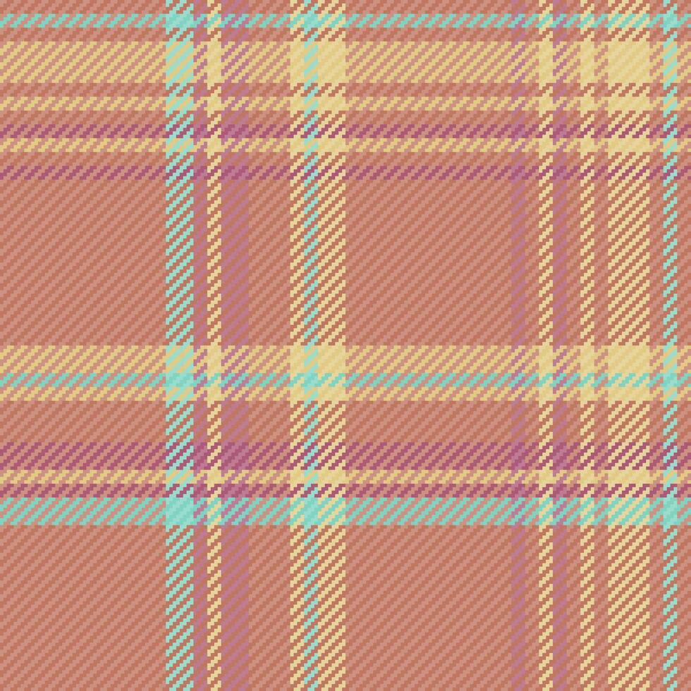 Tartan plaid background of pattern texture vector with a check fabric textile seamless.