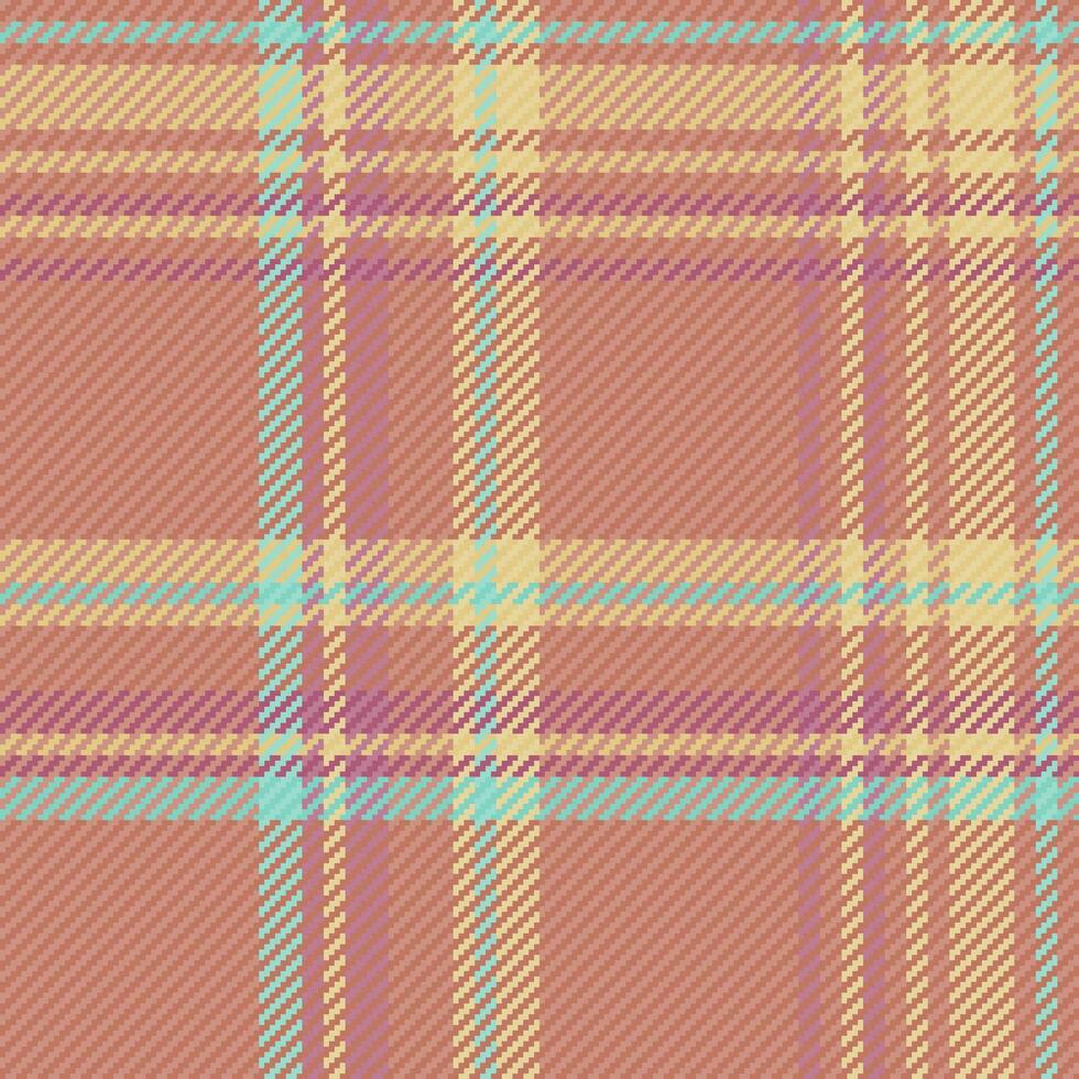 Tartan plaid background of pattern texture vector with a check fabric textile seamless.