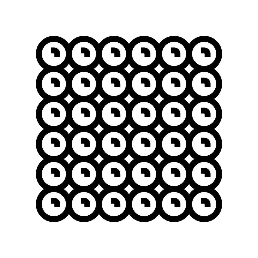 magnetic balls fidget toy line icon vector illustration