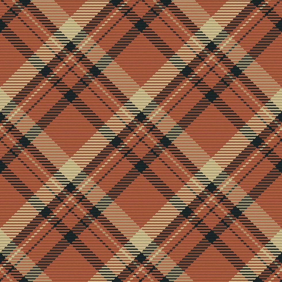 Seamless pattern of scottish tartan plaid. Repeatable background with check fabric texture. Vector backdrop striped textile print.