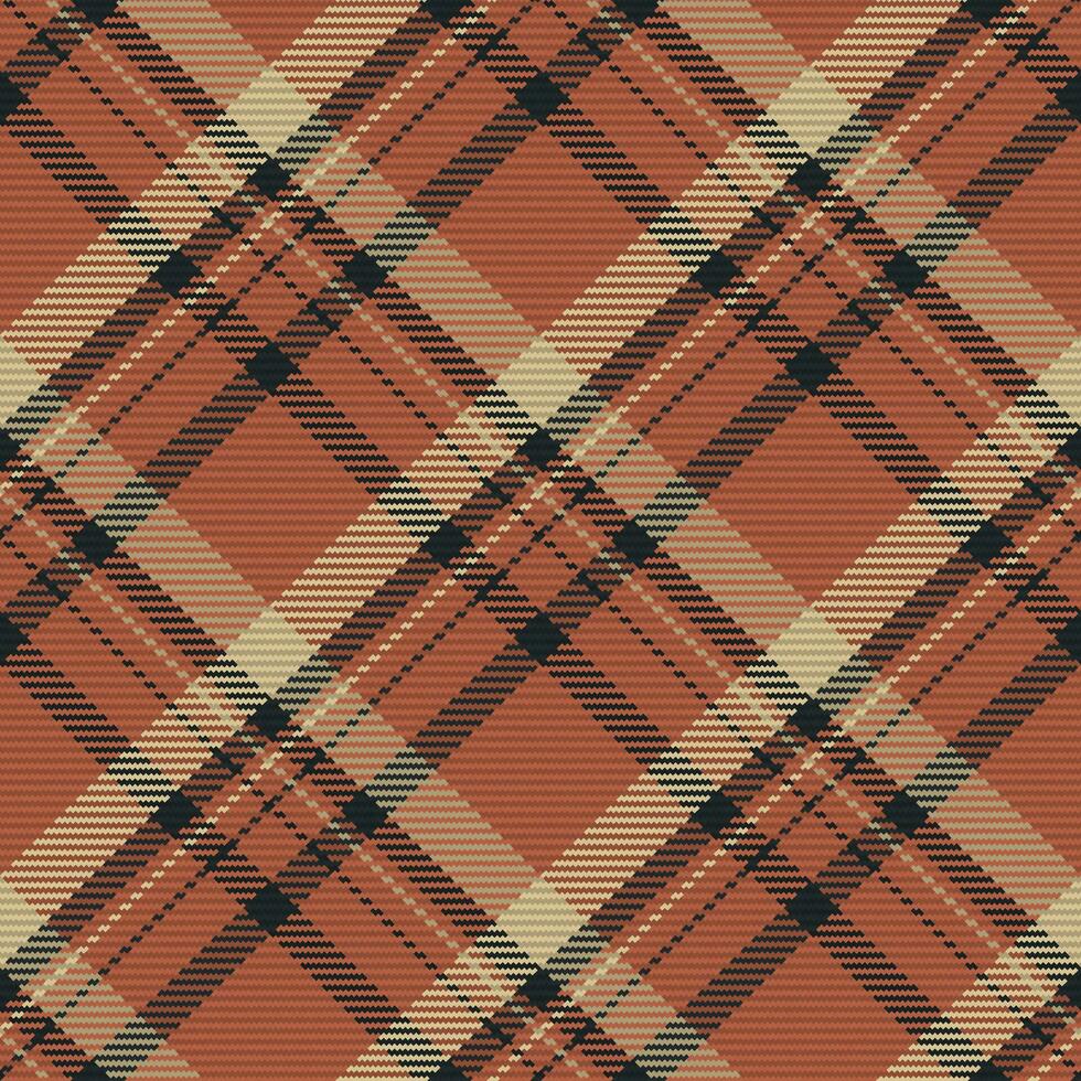 Seamless pattern of scottish tartan plaid. Repeatable background with check fabric texture. Vector backdrop striped textile print.